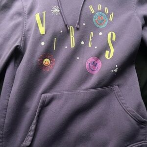 Brooklyn Cloth Purple Hoodie with Graphic Detail